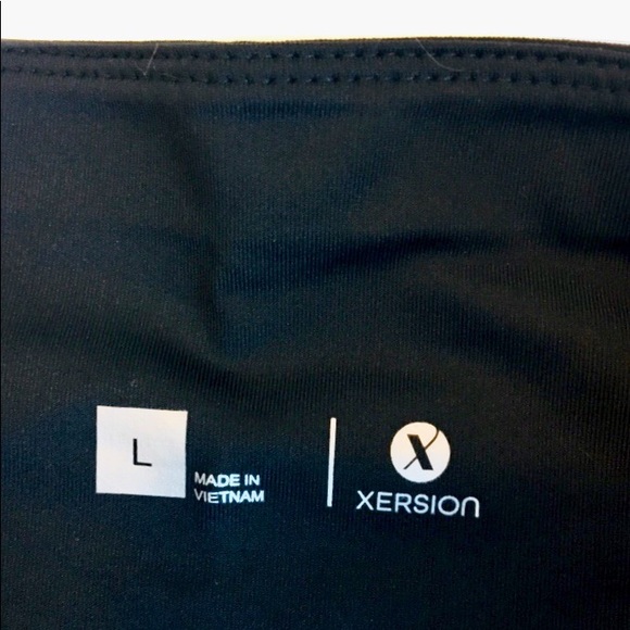 Stripe Sheer High-Waisted Yoga/Workout leggings - Picture 3 of 3